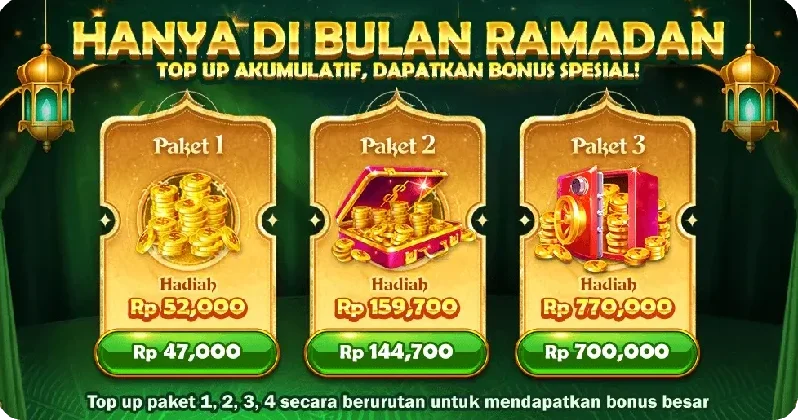 Hanya di Bulan Ramadan: Top Up Akumulatif